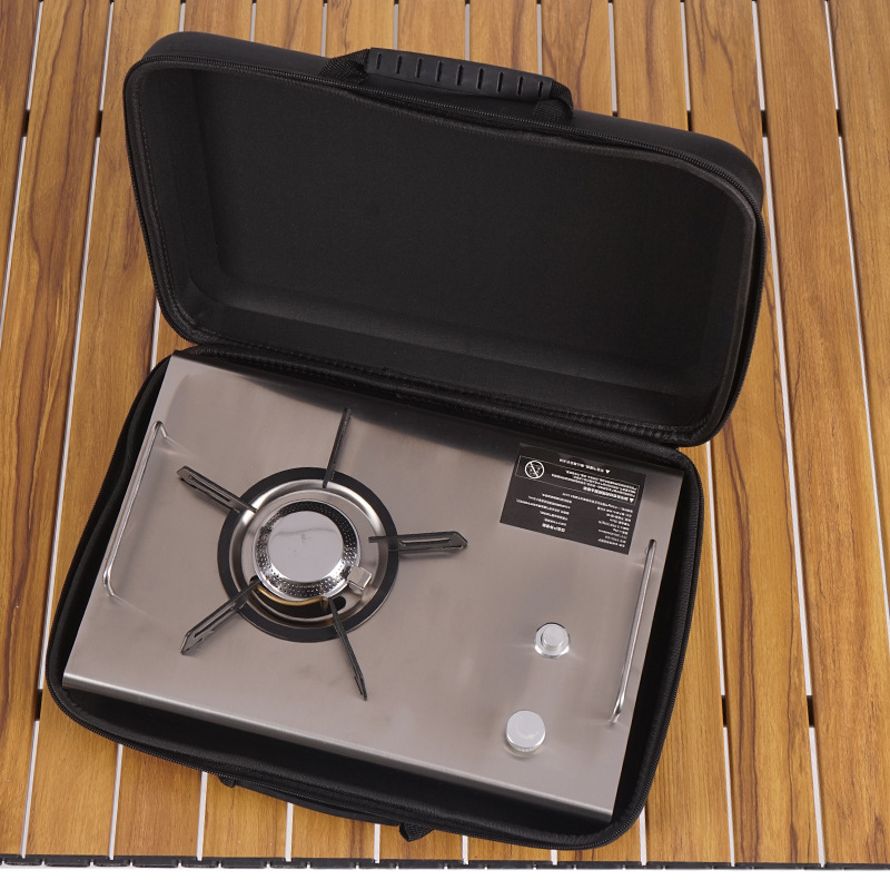 Outdoor foldable card-type cam - Camping Cooking Table With Windshield recension och pris