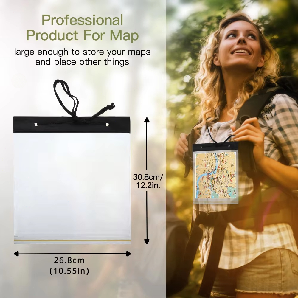 1PC Map Case Clear Waterproof  - Camping Cooking Cover recension och pris