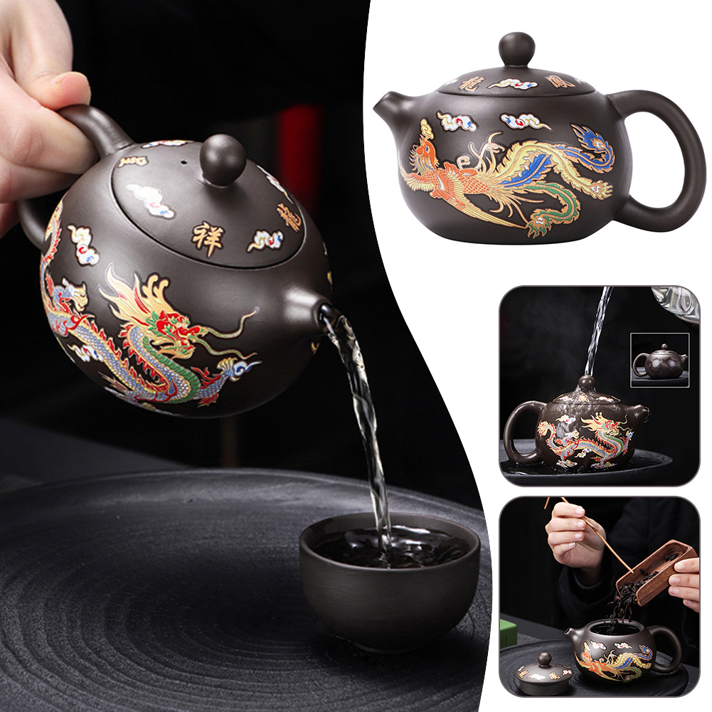 135-350ml Dragon Teapot Chines - Camping Cooking Kettle recension och pris