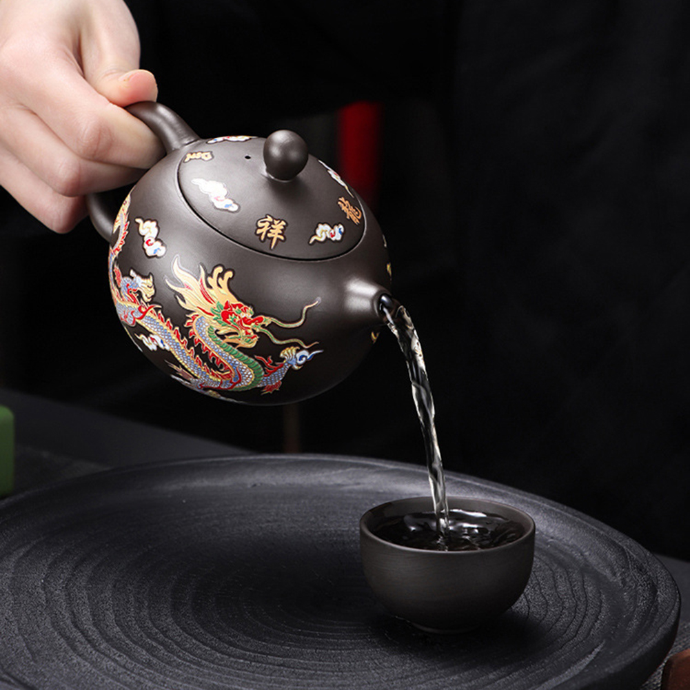 135-350ml Dragon Teapot Chines - Camping Cooking Kettle recension och pris