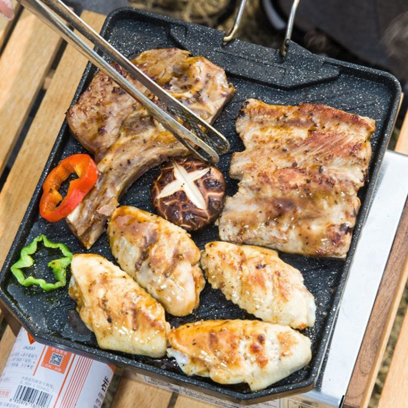 Outdoor camping barbecue pan H - Camping Cooking Heater recension och pris