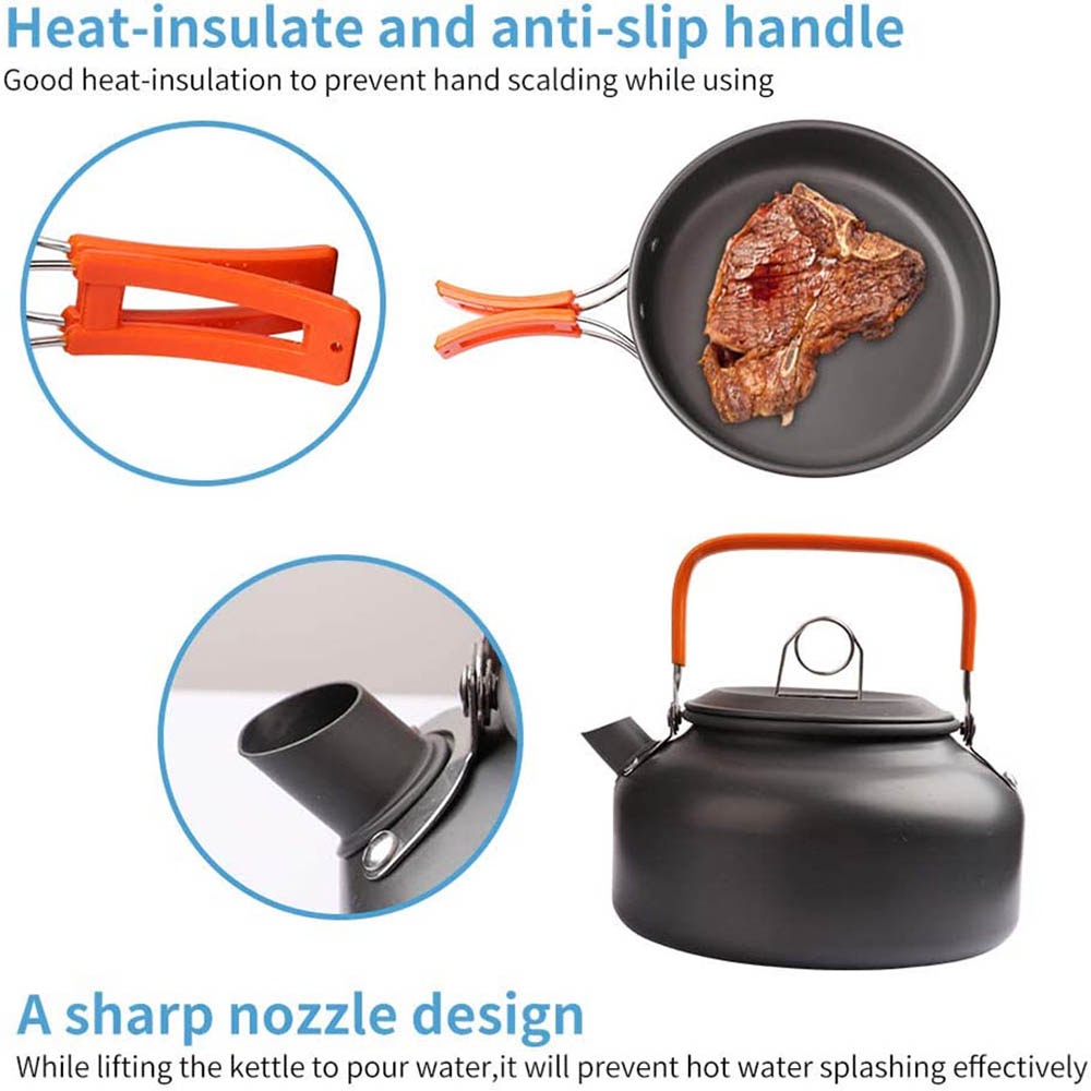 Outdoor camping cooking set, n - Camping Cooking And Dining Set recension och pris