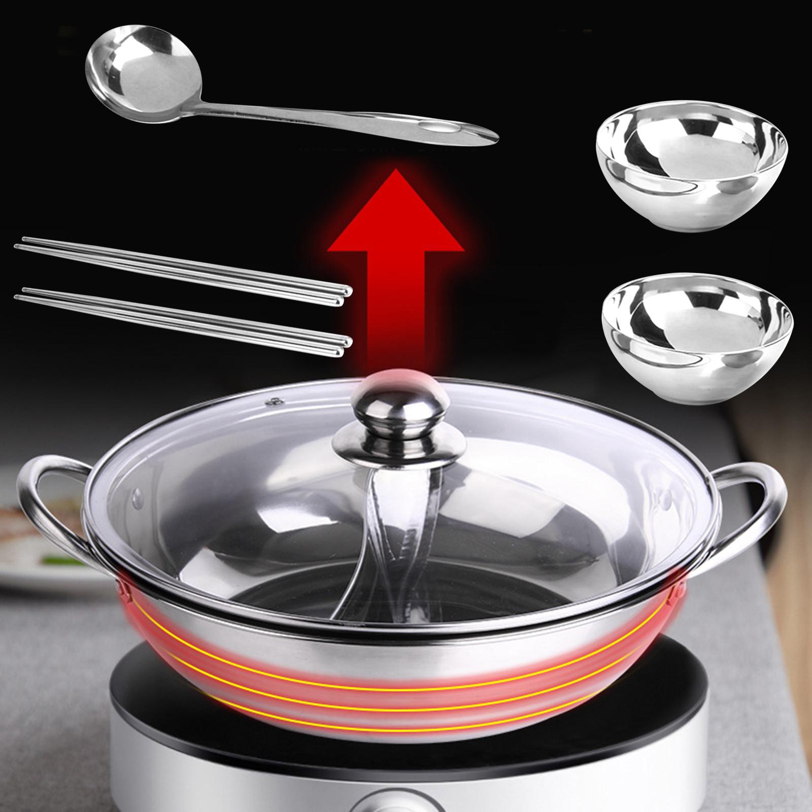 Hot Pot Pan Cooker with Glass  - Camping Cooking Pot recension och pris