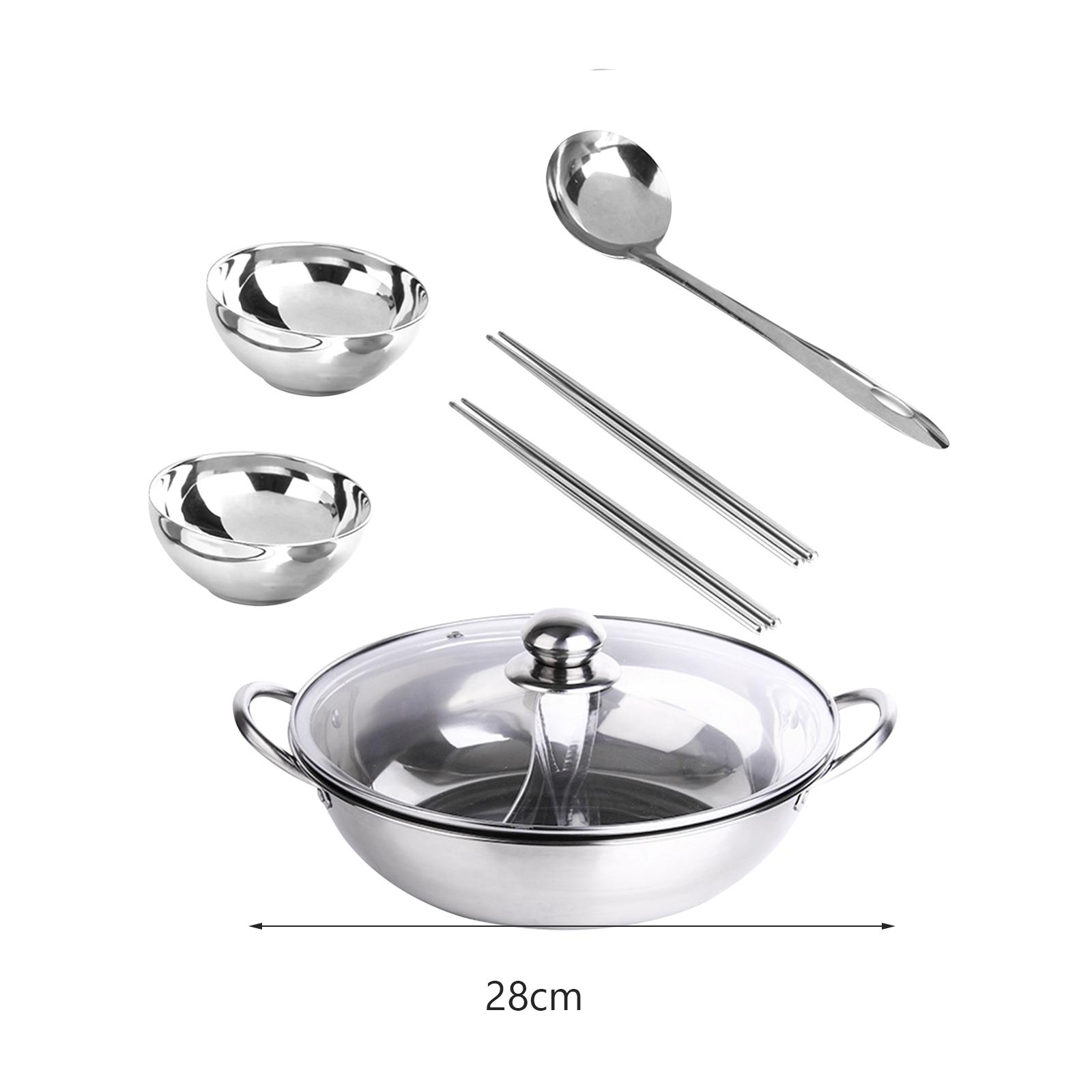 Hot Pot Pan Cooker with Glass  - Camping Cooking Pot recension och pris