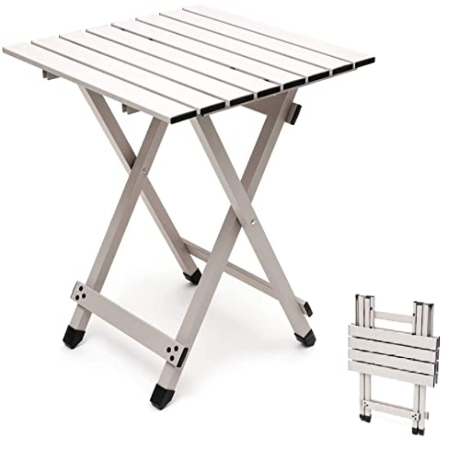 Folding Camping Table - Lightw - Camping Cooking Table With Windshield recension och pris