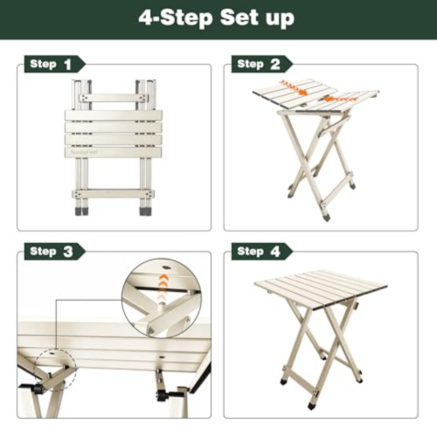 Folding Camping Table - Lightw - Camping Cooking Table With Windshield recension och pris