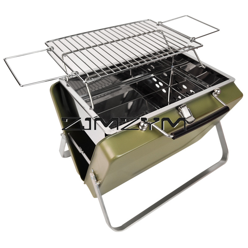 Foldable Barbecue Grill Adjust - Camping Cooking Grate recension och pris